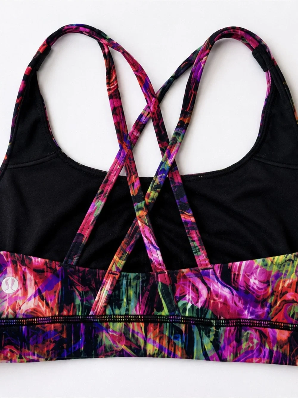 lululemon athletica Multicolor Purple-Pink Sports Bra